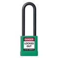 Accuform BRASS BODY PADLOCKS BODY HEIGHT 1 KDL452GN KDL452GN